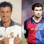 Luis Figo, uno de los futbolistas más talentosos de su generación, protagonizó el fichaje más controvertido en la historia del fútbol moderno. Su cambio del FC Barcelona al Real Madrid no solo marcó un antes y un después en la rivalidad entre ambos clubes, sino que también dejó una huella imborrable en el deporte.