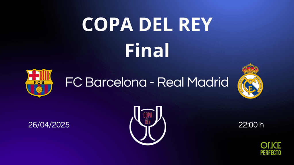Barcelona y Real Madrid se enfrentan esta noche en La Cartuja en una final de Copa del Rey cargada de tensión dentro y fuera del campo. La polémica arbitral añade un ambiente explosivo a un clásico con historia.